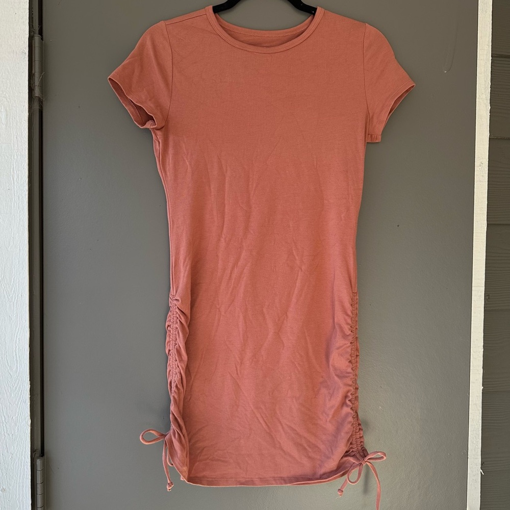 Wild Fable Ruched Side T-Shirt Dress